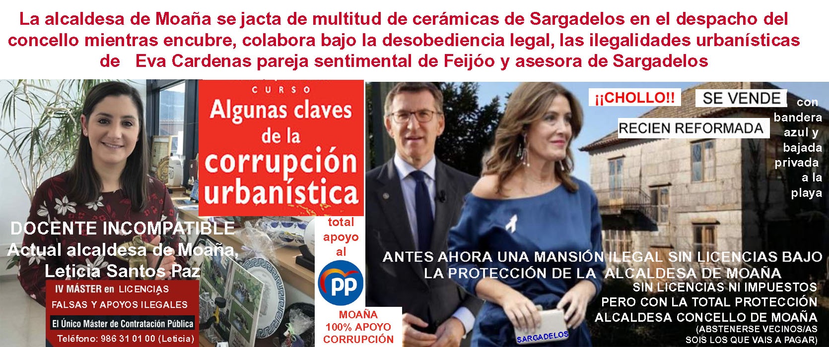 Feijóo y Eva Cardenas están disfrutando de una mansión ilegal en terreno  reservado de derecho público. - Xornal Galicia Exclusivo