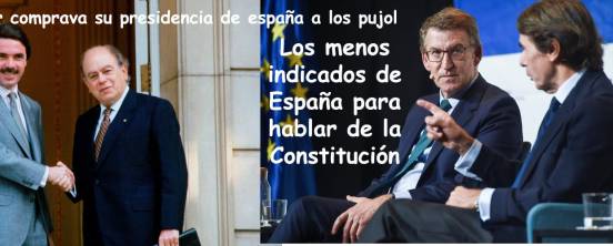 Sr Feijóo, Sr Aznar, que milonga se dedican a enaltecer ustedes que son la verguenza de este país.