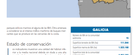  Arco Iris reclama ampliar las zonas IBA en Galicia