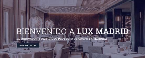Lux Madrid lanza su nueva página web