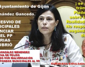 Inmaculada Fernández Secretaria Ayuntamiento de Gijón se negó a fiscalizar el desvio de fondos municipales para financiar actividades políticas del PP y encuestas de Asturbarómetro.
