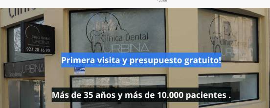 Clínica Dental Urbina, cuida de tu boca a pocos pasos del centro de Salamanca