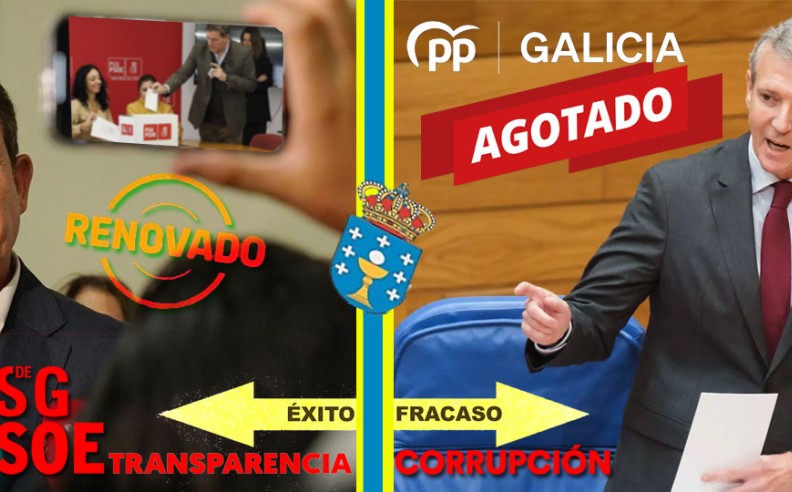  La oposición le muestra públicamente a Alfonso Rueda, 