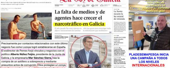 Feijóo españoliza la campaña electoral del 18 F gestionando un Grupo Político carcomido por sus vínculos al narcotráfico y la corrupción.