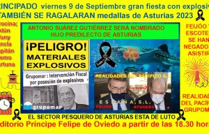 Atún Tuny, Ancla, Capitán Nemo, Martuna y Gobierno del Principado ponen de luto al sector pesquero de Asturias.