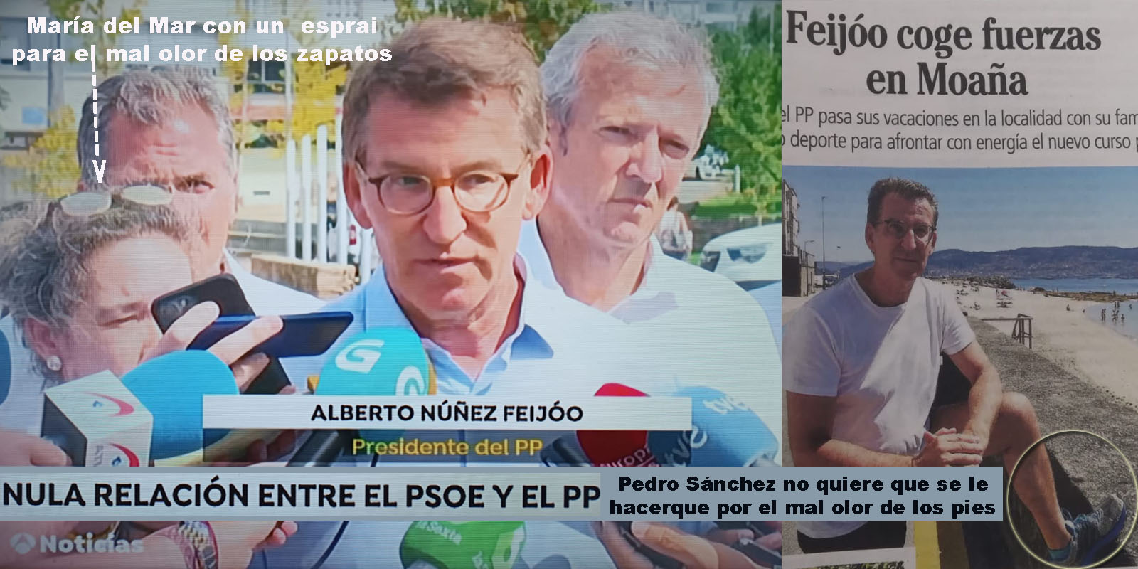Xornal Galicia Hemeroteca - Los tenis de los GIGOLÖS entran en la  popularidad política #hastag tras 7 días sin cambiarselos Feijóo, desde  Tangana a Cotobade pasando por el Camino Portugues despreciando las