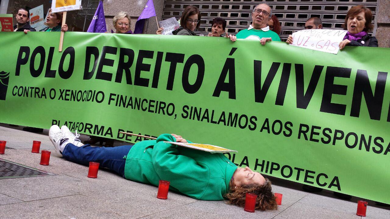 Vigo manifestacion copntra gas natural fenosa