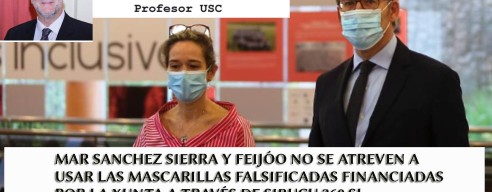 La Comisión de Transparencia de Galicia da 10 días a la Xunta-Sanidad-Sergas para que entregue la información de contratos con Sibuco 360 SL falsificadora de mascarillas financiadas por Feijóo.