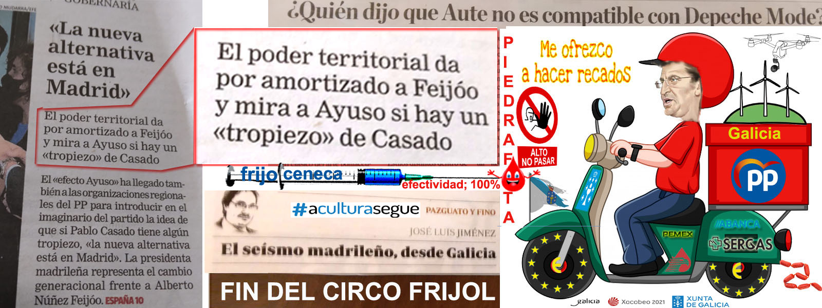 El Diario La Razón avala la EXCLUSIVA de Xornal Galicia sobre que Feijóo  &quot;ist kaputt&quot; en Madrid mientras &quot;El Tuerto&quot; enjabona con sosa cáustica la  situación. - Xornal Galicia | Xornal Galicia