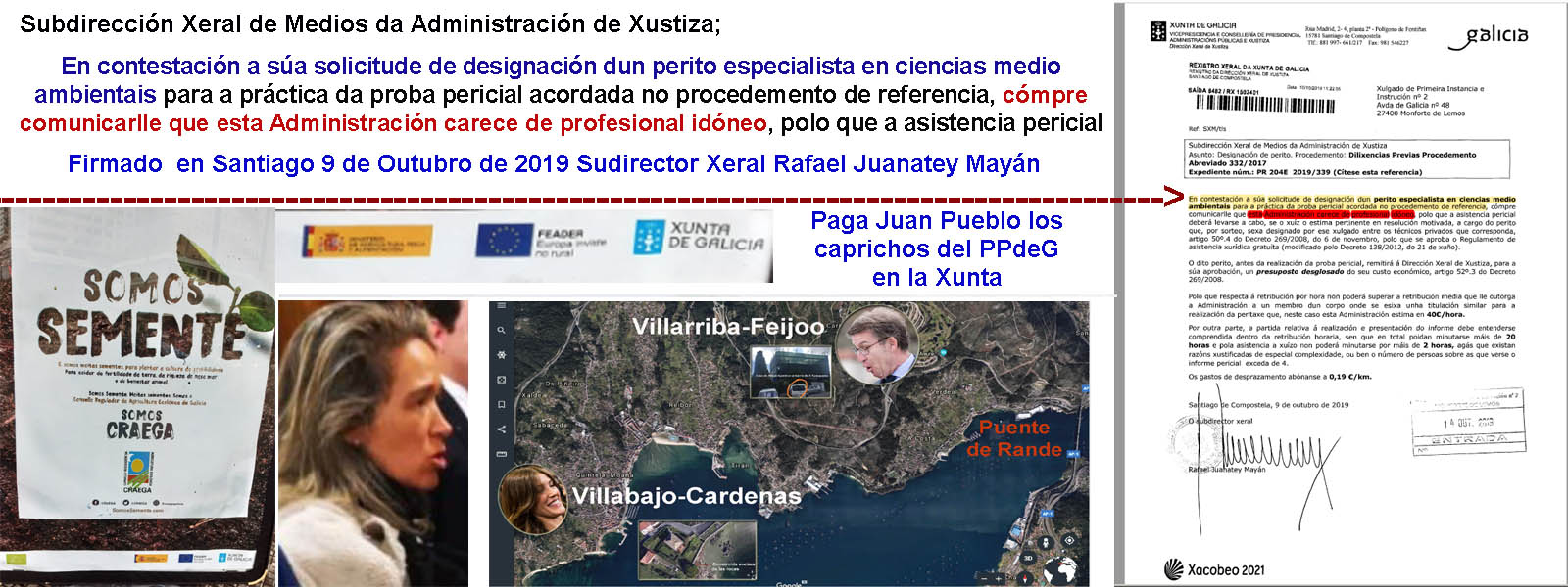 Toma campaña de medioambiente Sr Feijoo ! Décadas de vertidos contaminantes  dende As Somozas ameazan o río Mera - Xornal Galicia
