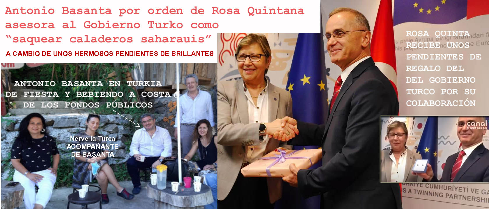 Rosa Quintana se niega a cesar a Antonio Basanta "El Turko" tras colocarlo  como "funcionario-testaferro" para diluir fondos públicos y manipular la  gestión del sector pesquero. | Xornal Galicia