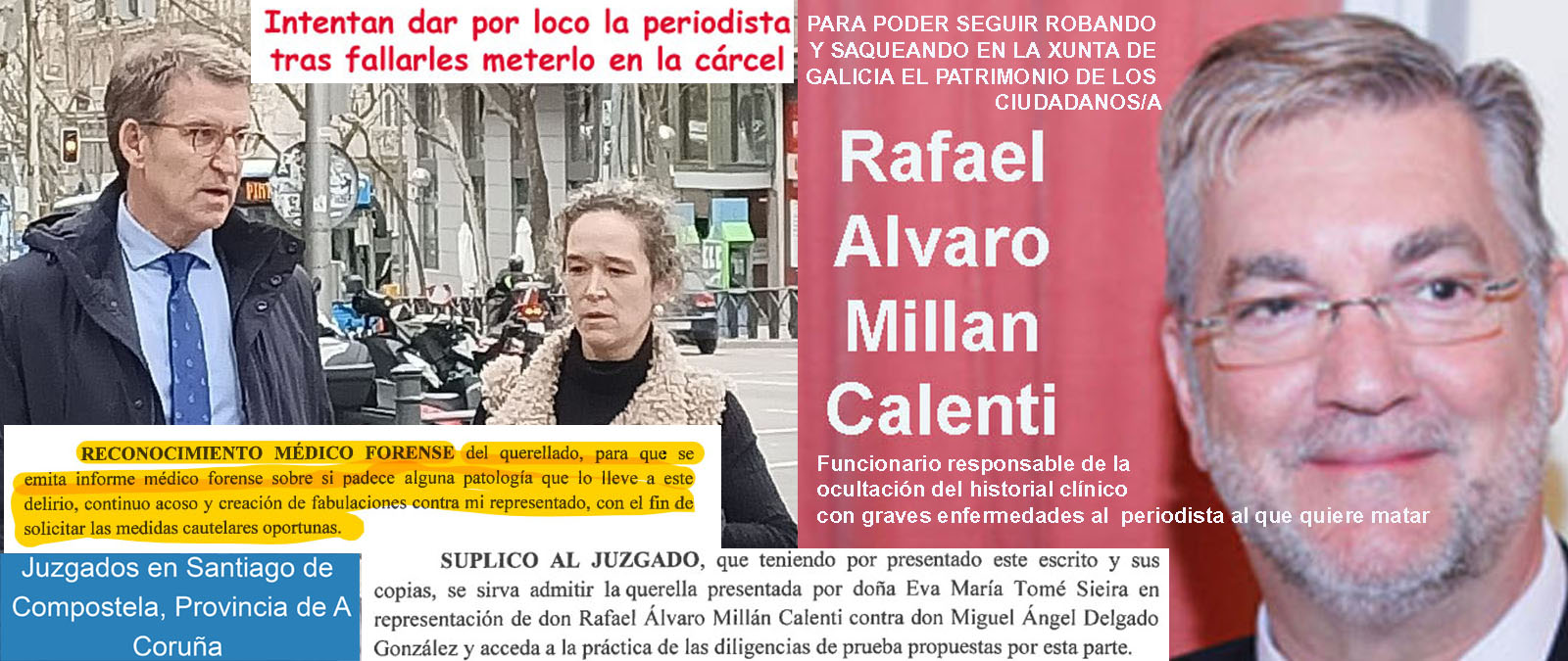 Xornal Galicia - El periodista Miguel Delgado acusa públicamente a Mar  Sánchez y Millán Calenti de utilizar sus cargos para presuntamente tapar la  corrupción institucional.