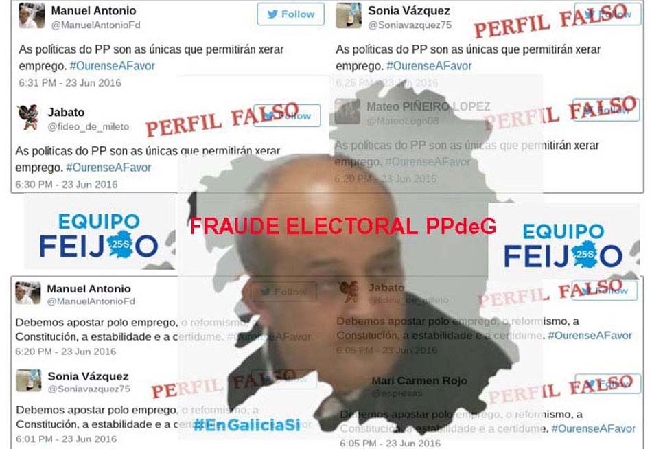 Denuncian que el PP ha operado hasta 359 cuentas falsas en sus dos  plataformas y en Instagram para captar votos, en Galicia documentado con  nombres y apellidos junto a la financiacion ilegal