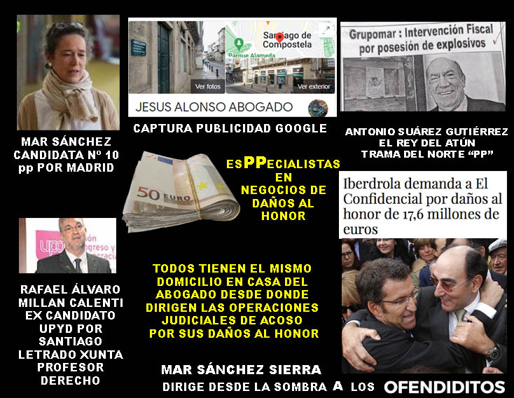 Xornal Galicia - ¡ Que es el honor ! si es utilizado como negocio y  extorsión de lo que el PP sabe un montón