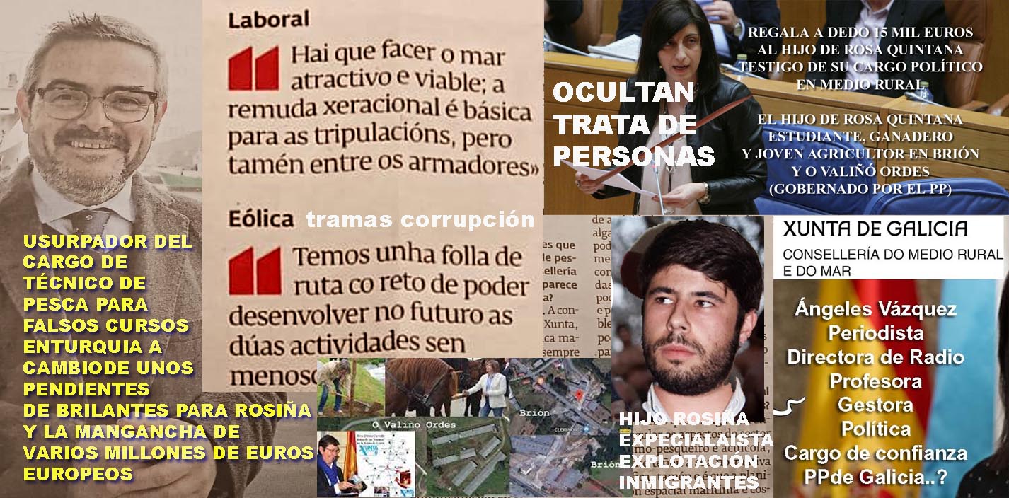 Xornal Galicia - Tfno móvil. 690 92 58 33 de la Consellería do Mar a través  de Basanta El Turco puedes elegir que tipo de trata de personas o  corrupción te interesa