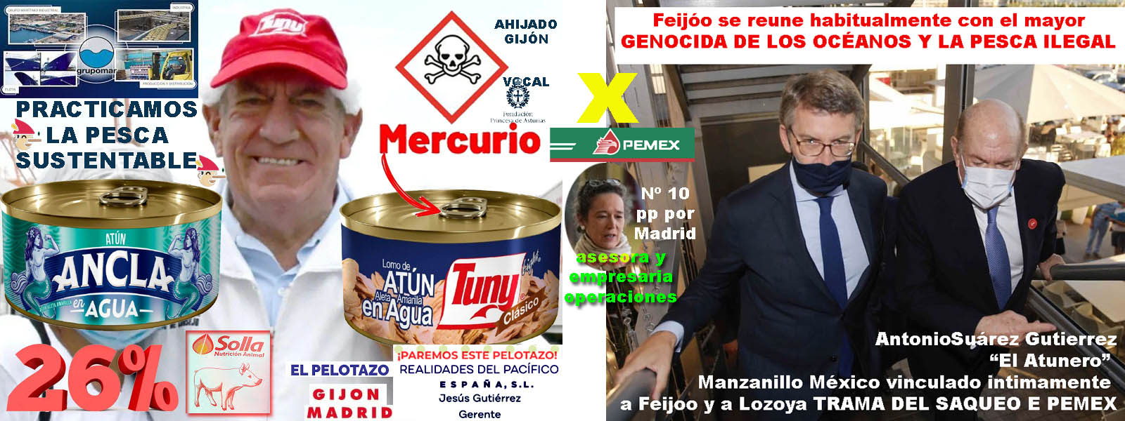Xornal Galicia - Antonio Suárez Gutierrez según CONSUMO de México esta  estafando al consumidor con sus latas de atún.