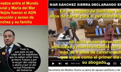 Manos Limpias, el juez con claros vinculos al PP y los mensajes de Mar Sánchez Sierra con el Confidencial orientando la linea informativa. 