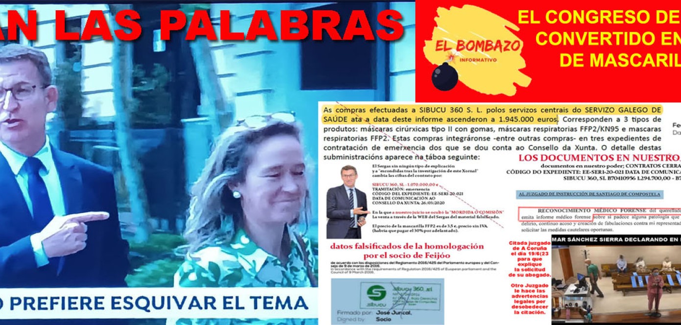 La trama de las mascarillas de Feijóo y su asesora camino del Congreso de los Diputados a una Comisión de investigación solicitada por el PSOE